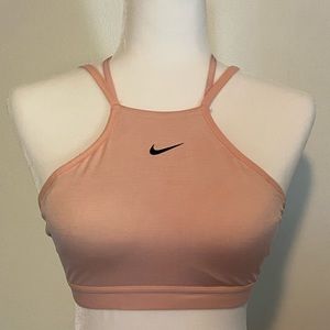 Nike dri fit high neck sports bra